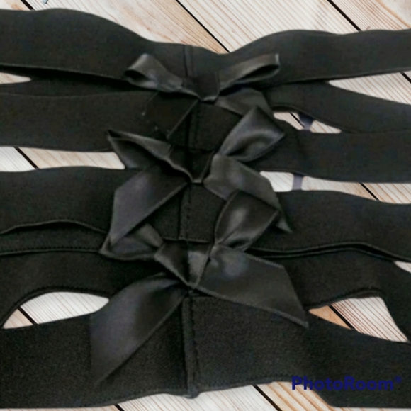 2 piece strappy waist cincher and matching thong - Picture 7 of 11